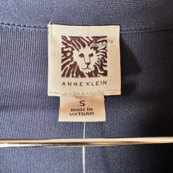 Anne Klein Women’s‎ Navy Long Sleeve Polo Shirt - Size Small - Picture 2 of 6